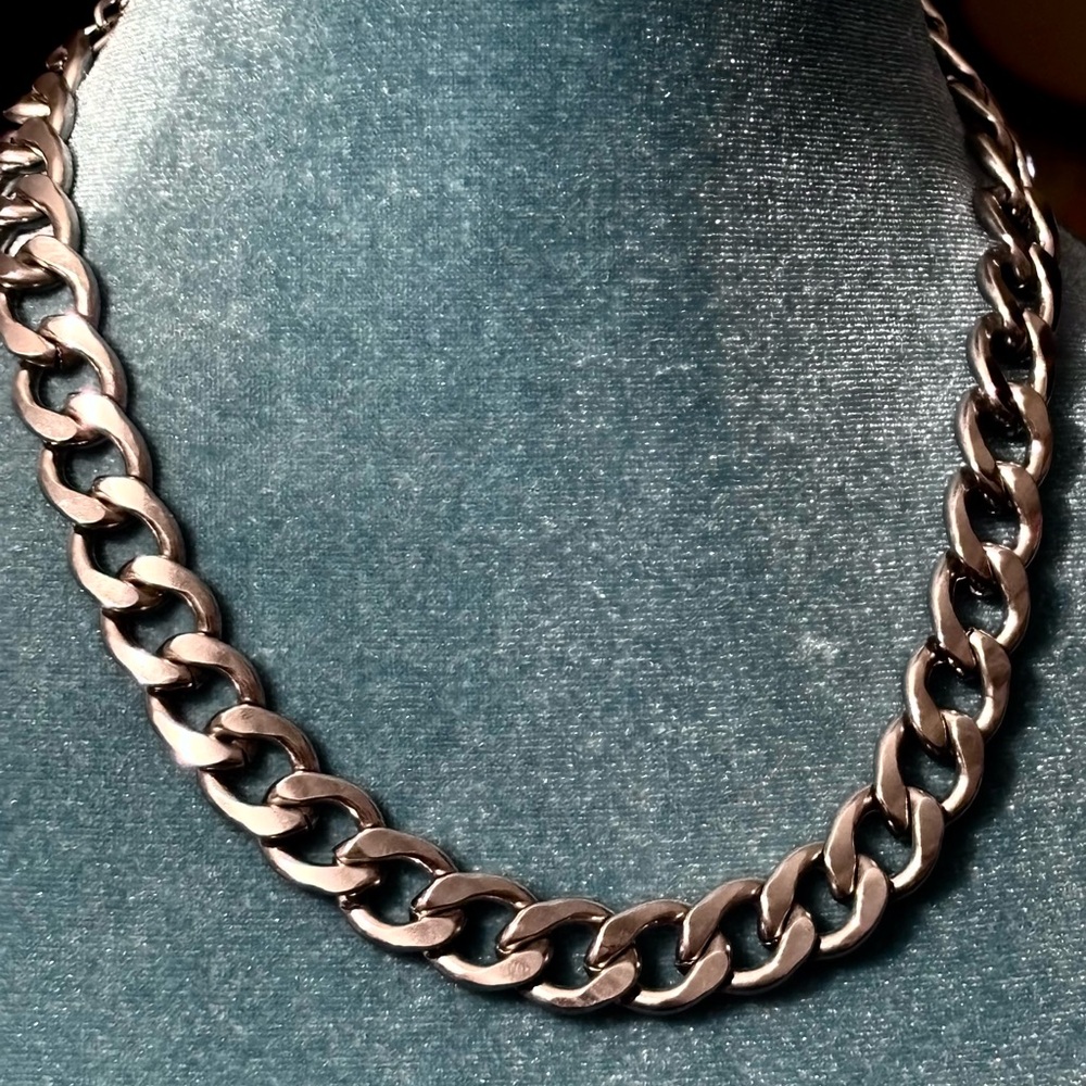 Heavy Chunky Silver Metal Chain